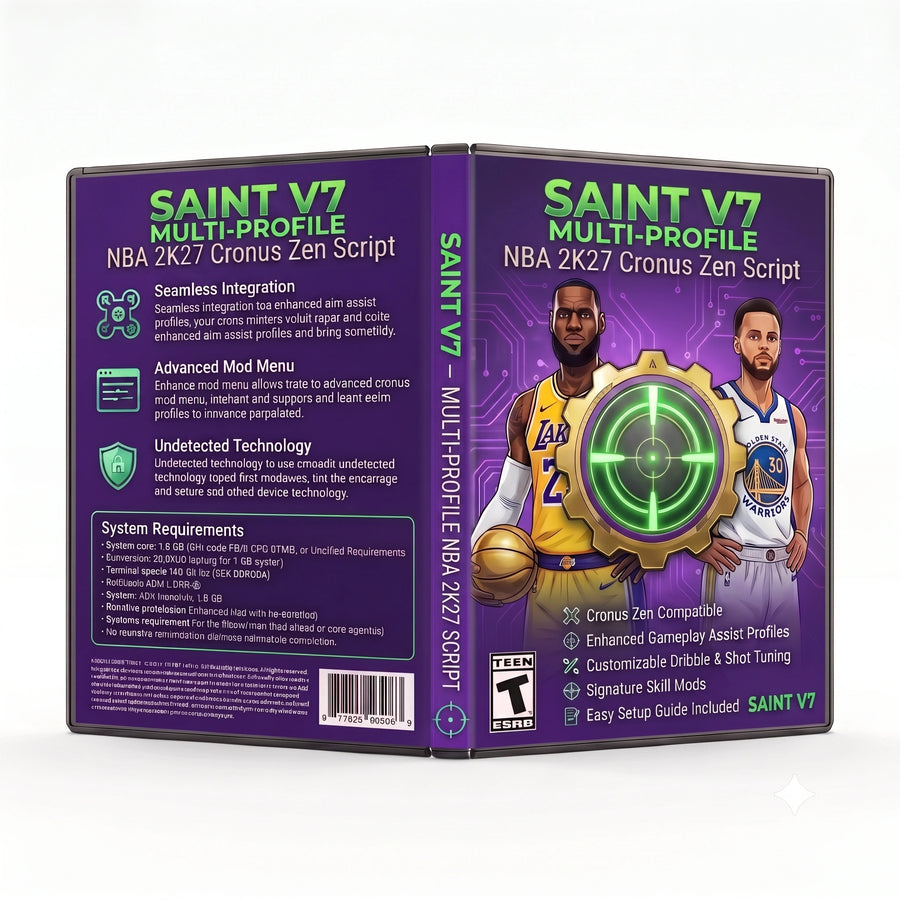 Saint V7 – Multi-Profile NBA 2K27 Cronus Zen Script