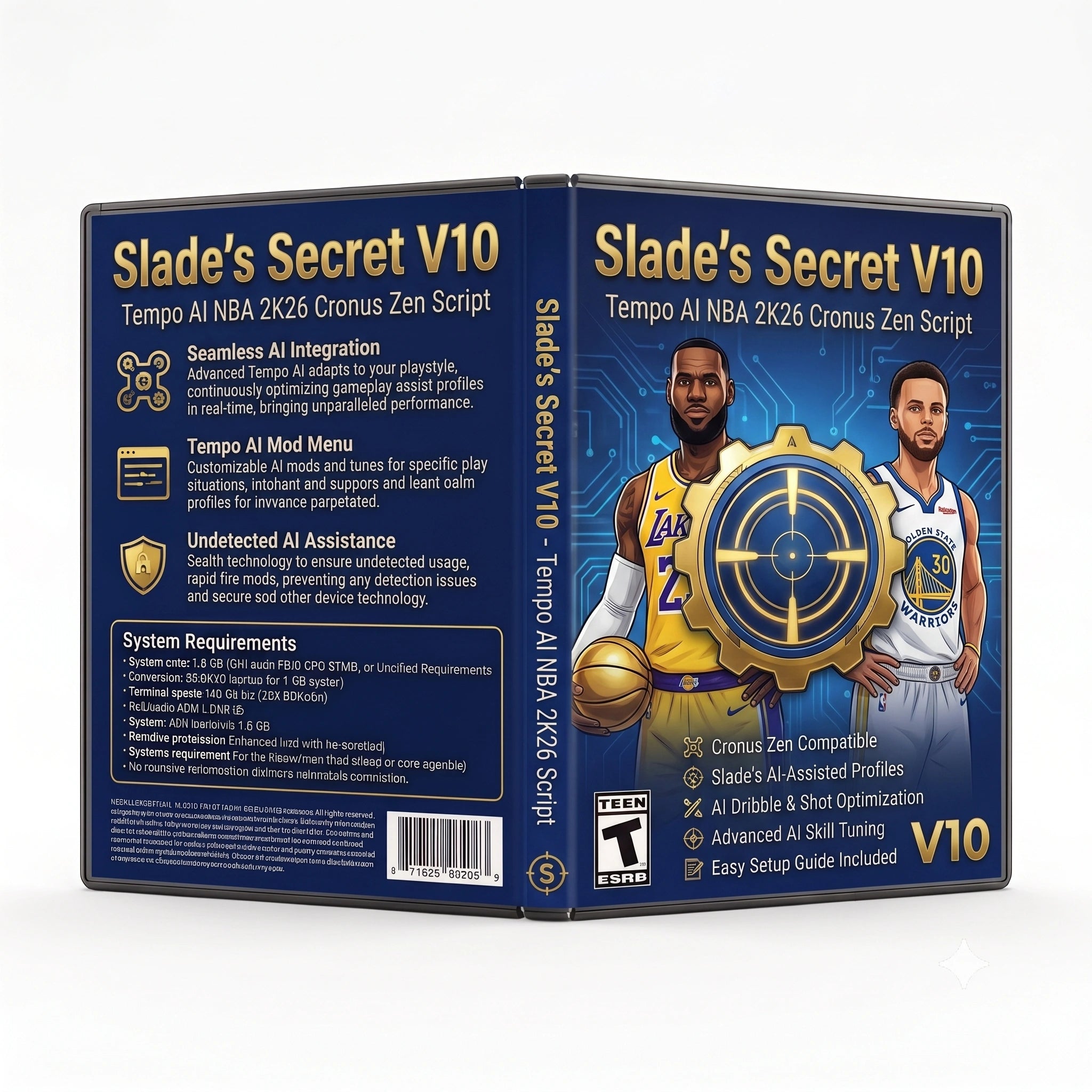Slade’s Secret V10 – Tempo AI NBA 2K26 Cronus Zen Script