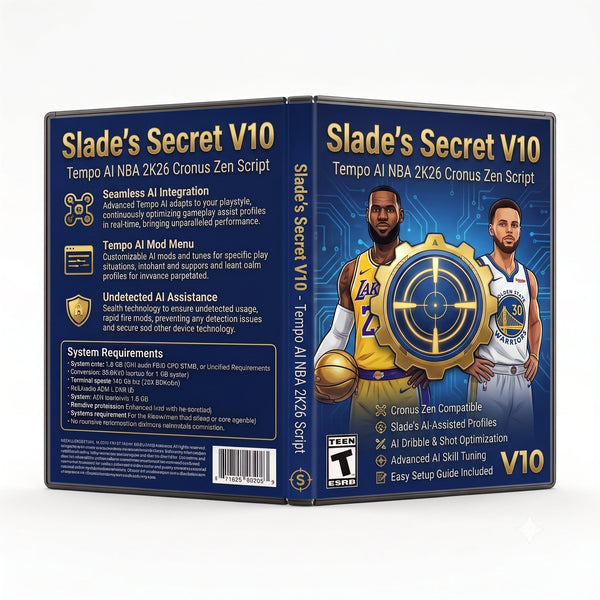 Slade’s Secret V10 – Tempo AI NBA 2K26 Cronus Zen Script