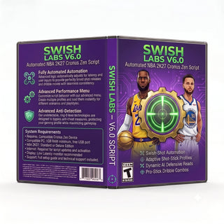Swish Labs V6.0 NBA 2K27 Cronus Zen script digital product artwork