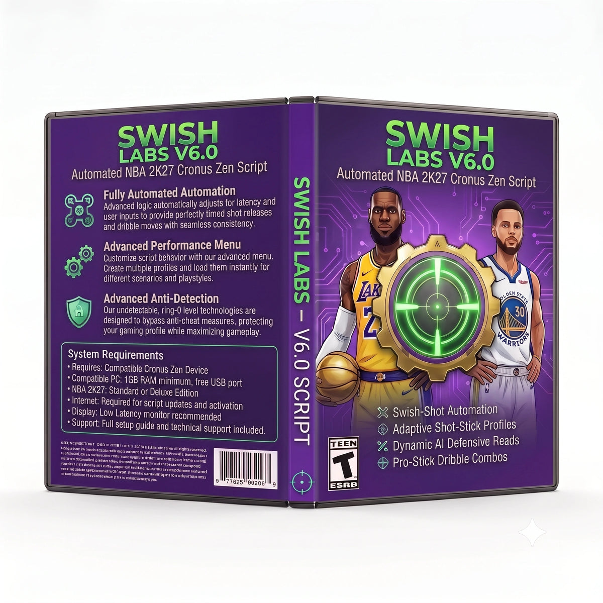 Swish Labs V6.0 NBA 2K27 Cronus Zen script digital product artwork