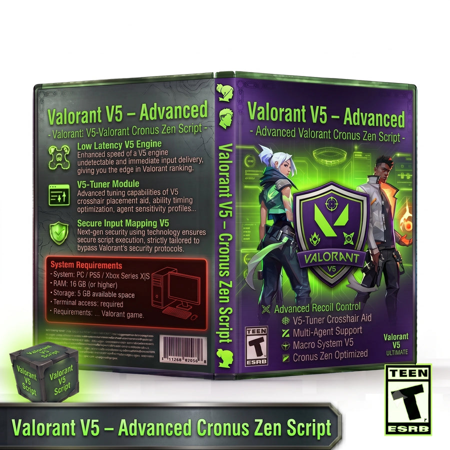 Valorant V5 advanced Valorant Cronus Zen script product artwork