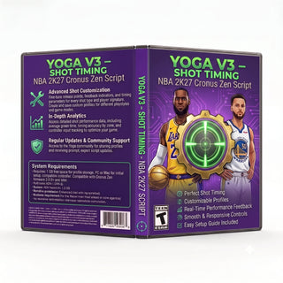 Yoga V3 NBA 2K27 Cronus Zen script digital product artwork